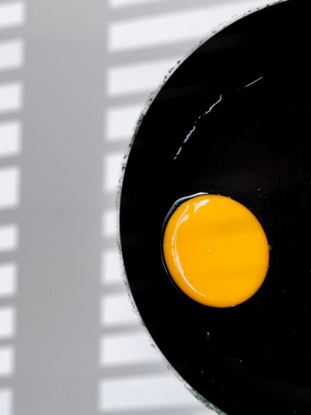 black and yellow round device