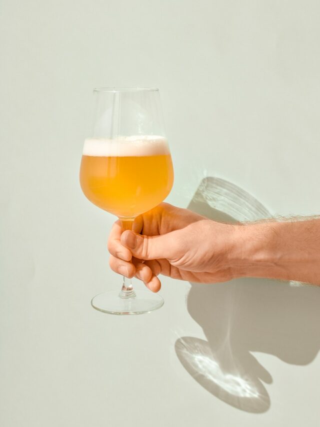 long-stem wine glass