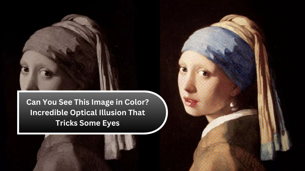 Can You See This Image in Color? Incredible Optical Illusion That Tricks Some Eyes