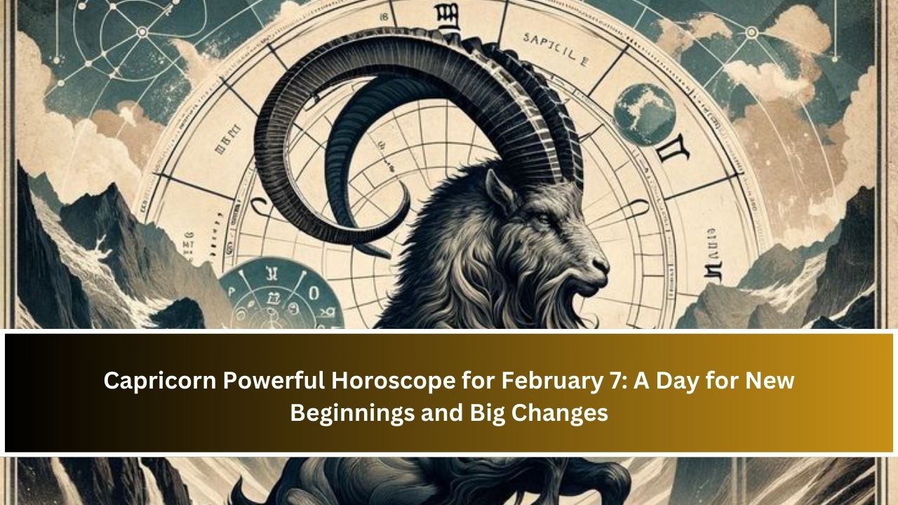 Capricorn Powerful Horoscope for February 7: A Day for New Beginnings and Big Changes