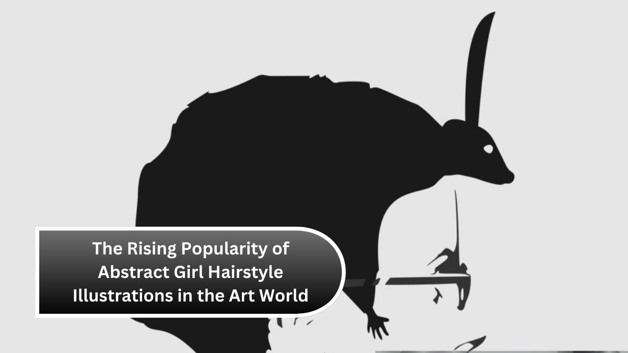 Abstract Girl Hairstyle Illustrations