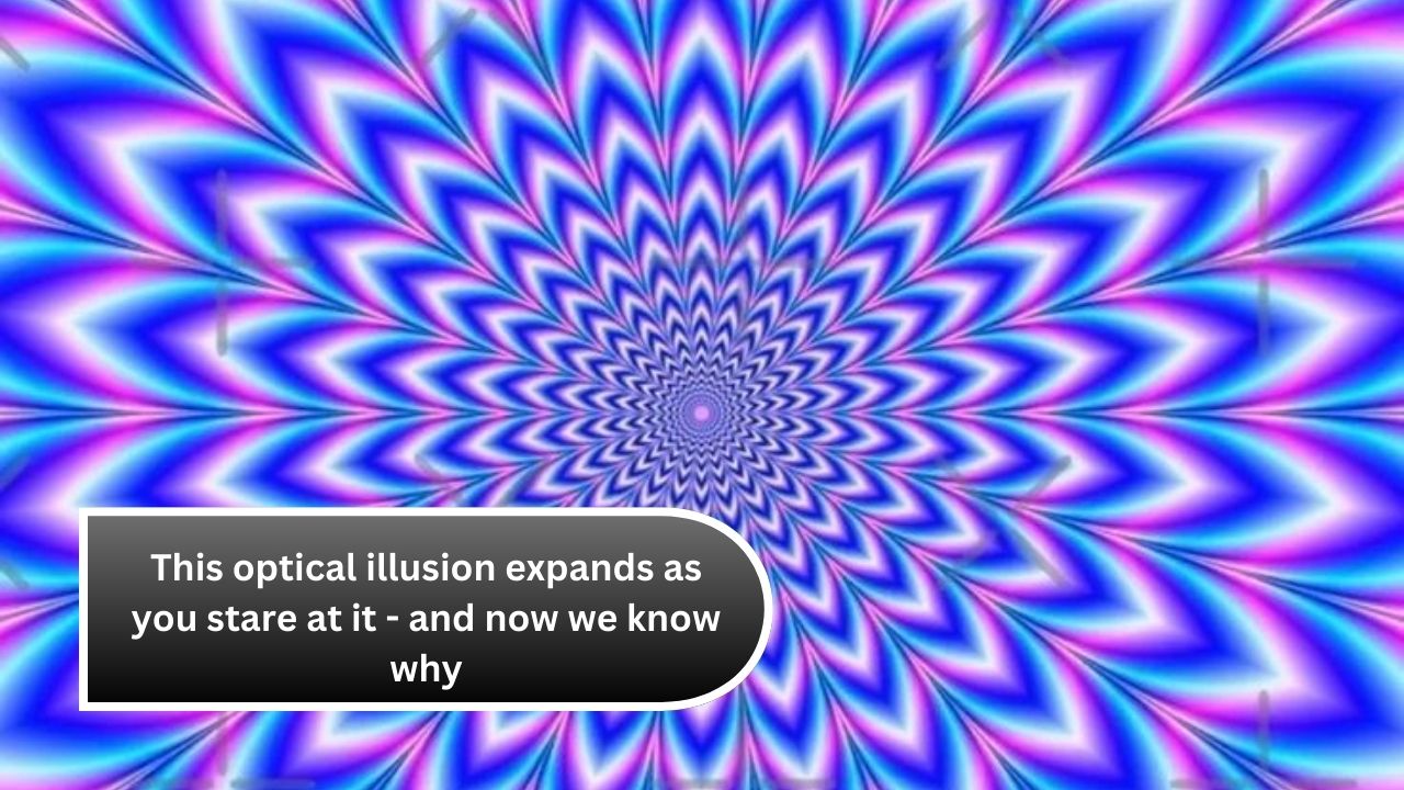 This optical illusion expands as you stare at it - and now we know why