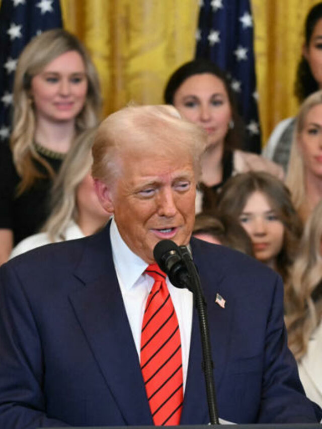 Donald Trump bans transgender athletes from women's sports and warns schools that disobey