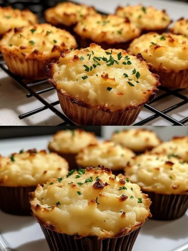 Crispy Cheesy Mashed Potato Muffins Recipe: The Best Way to Use Up Leftovers
