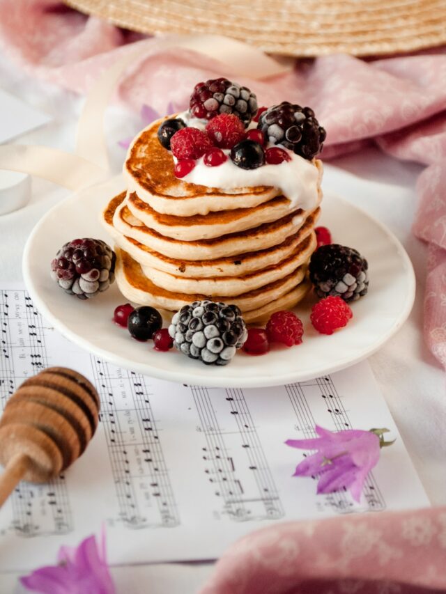 Transform Your Leftover Sweet Potatoes Into a Delicious Pancake Stack